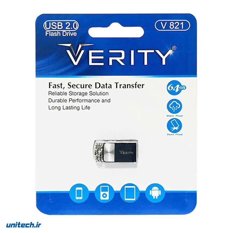 فلش مموری وریتی مدل V821 ظرفیت 64 گیگابایت1